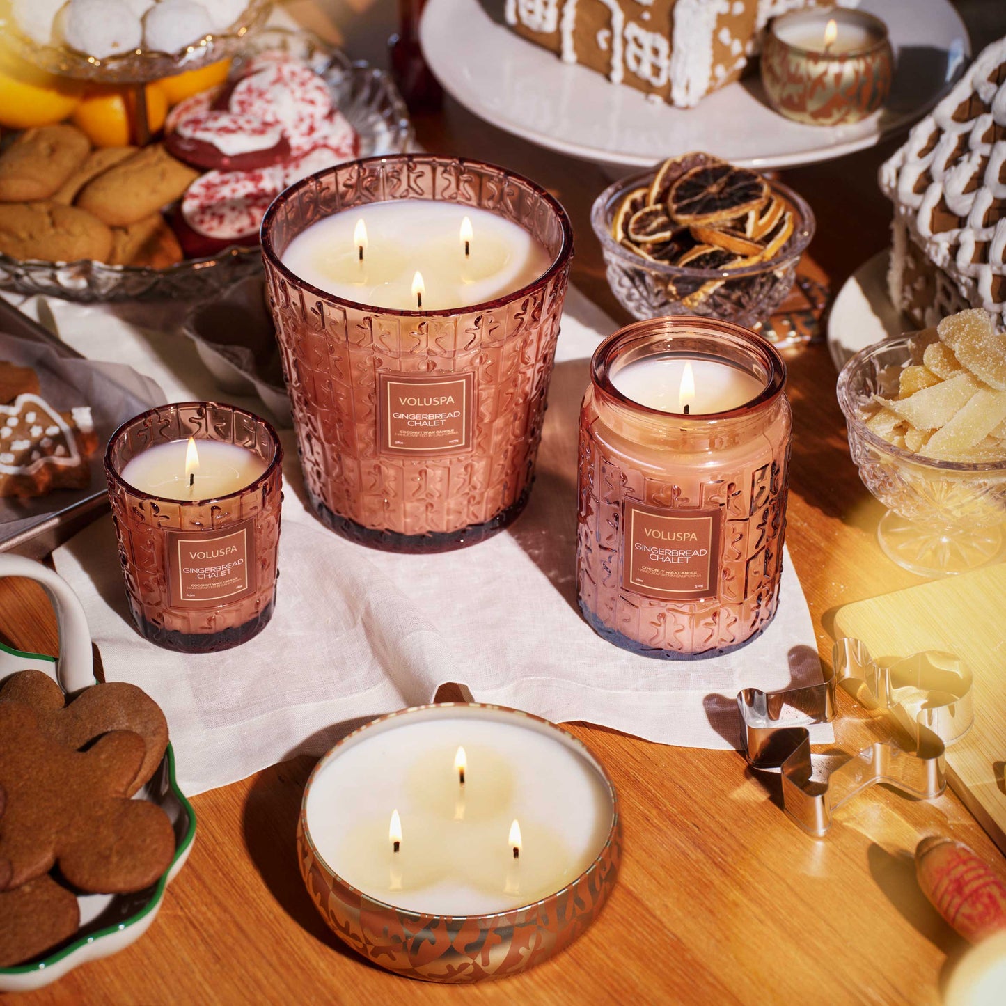 Gingerbread 3 Wick Tin
