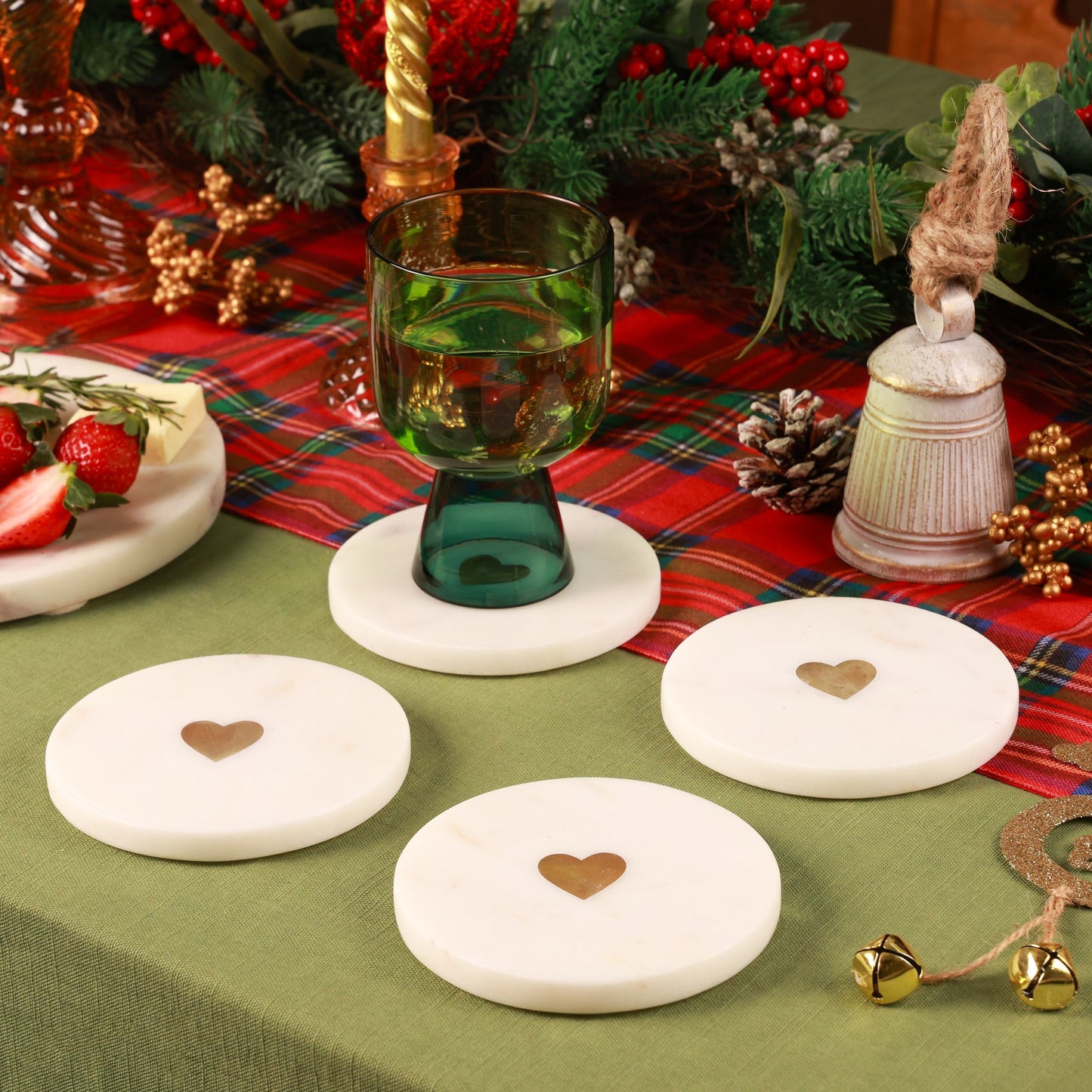 Heart Marble Coaster