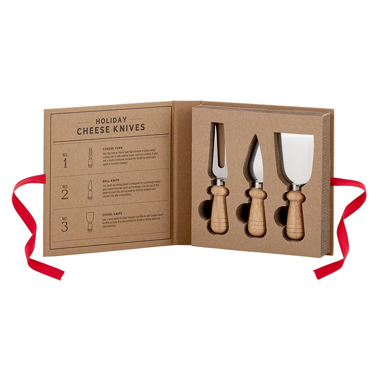 Holiday Cheese Knives Set