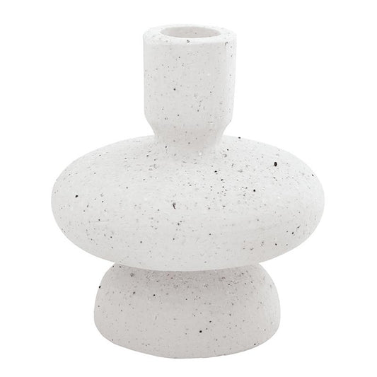 White Taper Candleholder