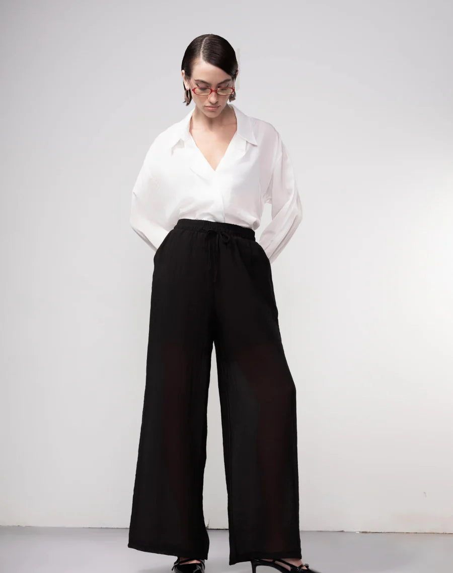 Sheer Wide Pant
