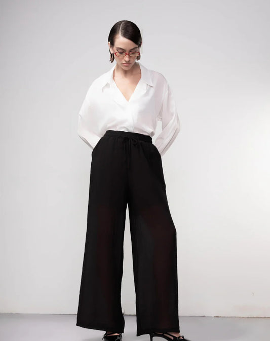 Sheer Wide Pant