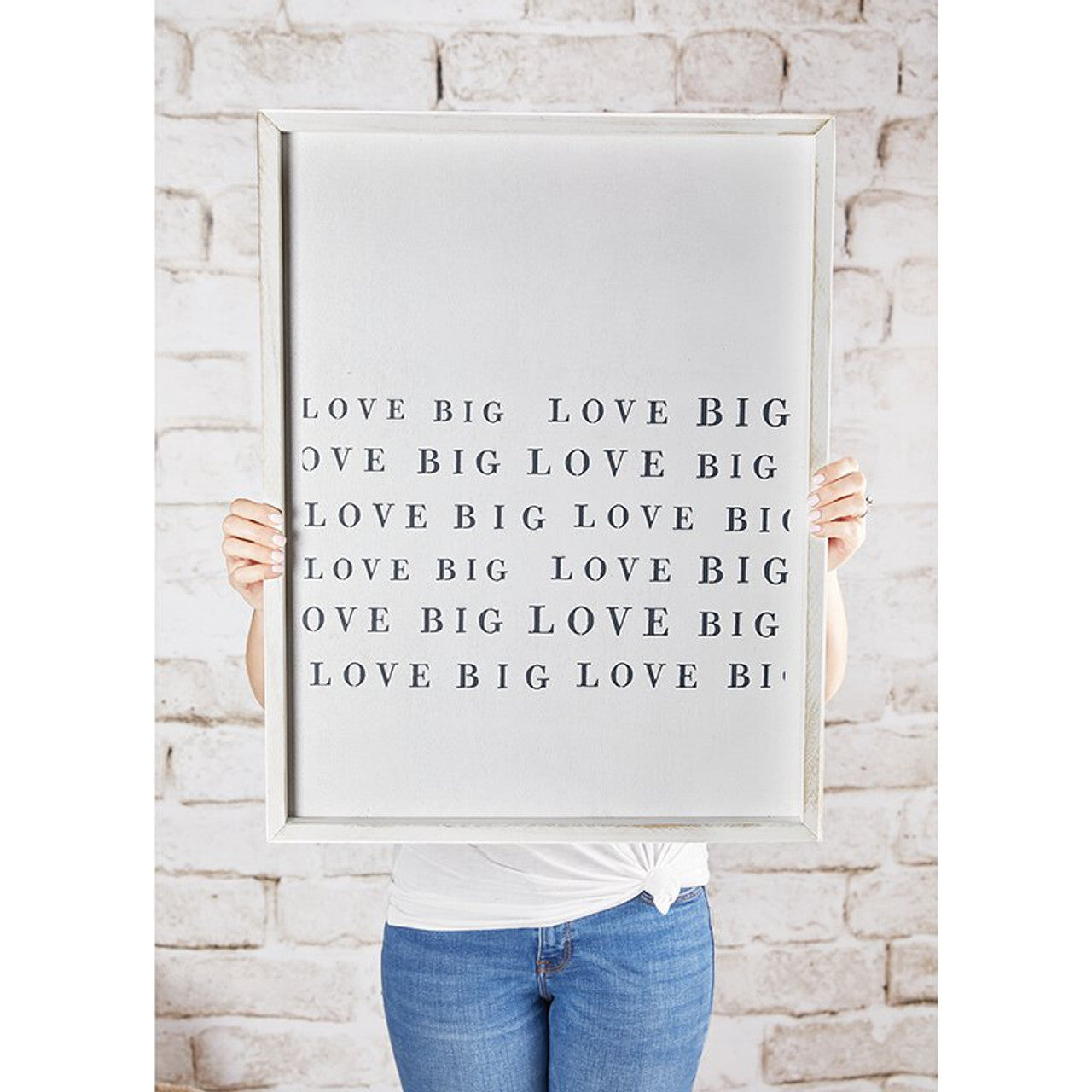 Love Big  Framed Art - 20x26