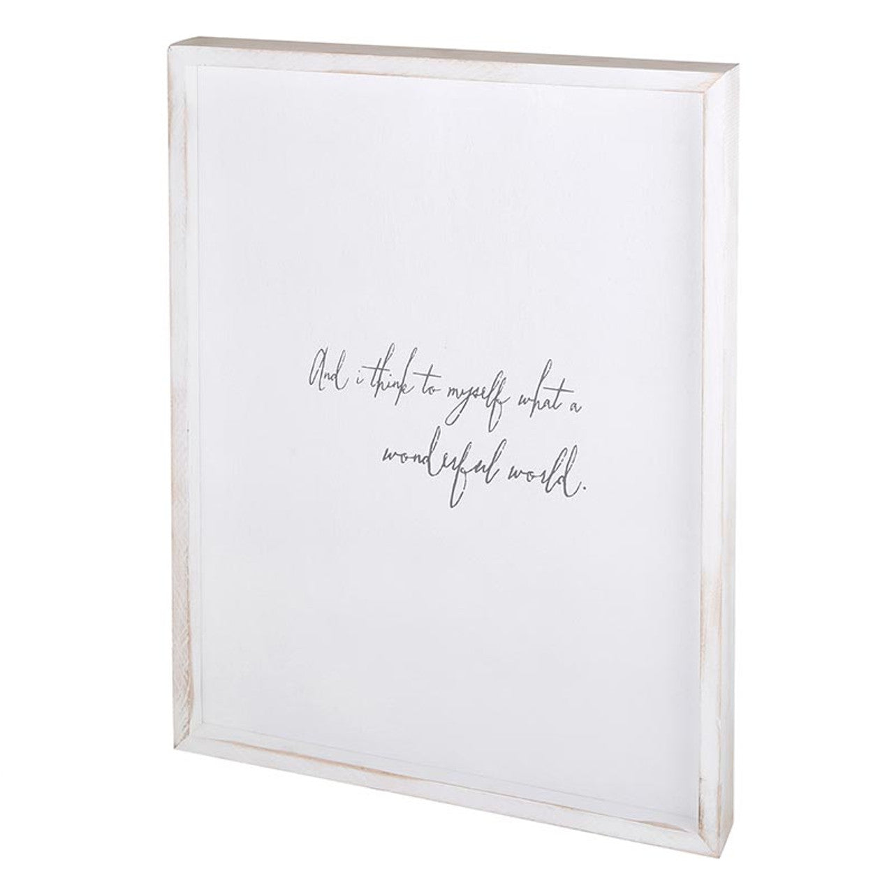 What a Wonderful  World Framed Art - 20x26