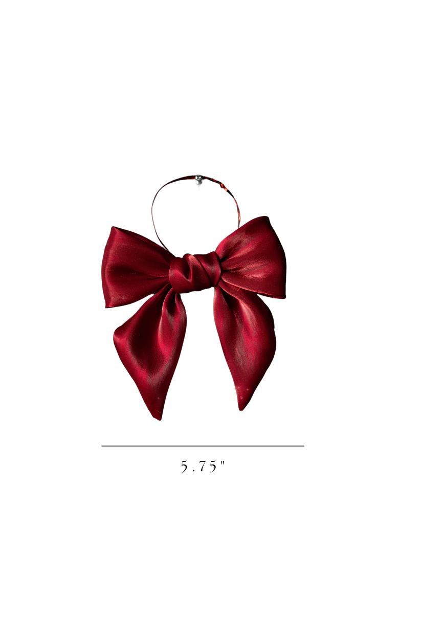Gauze Red Bow