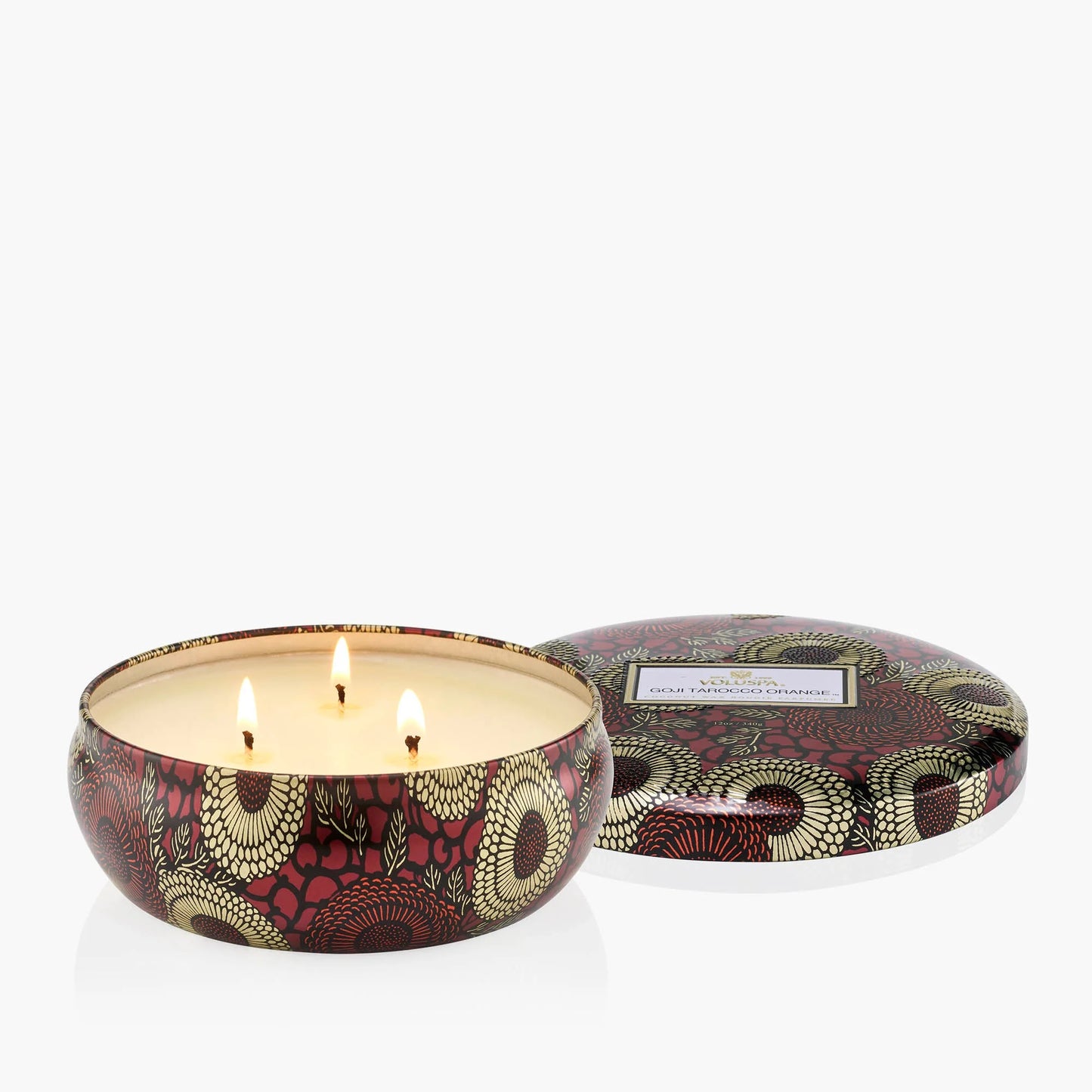 Goji & Tarocco Orange 3 Wick Tin Candle