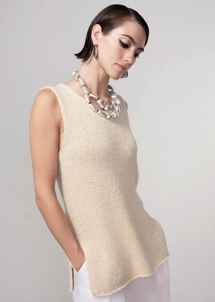 Knitted Sleeveless Top