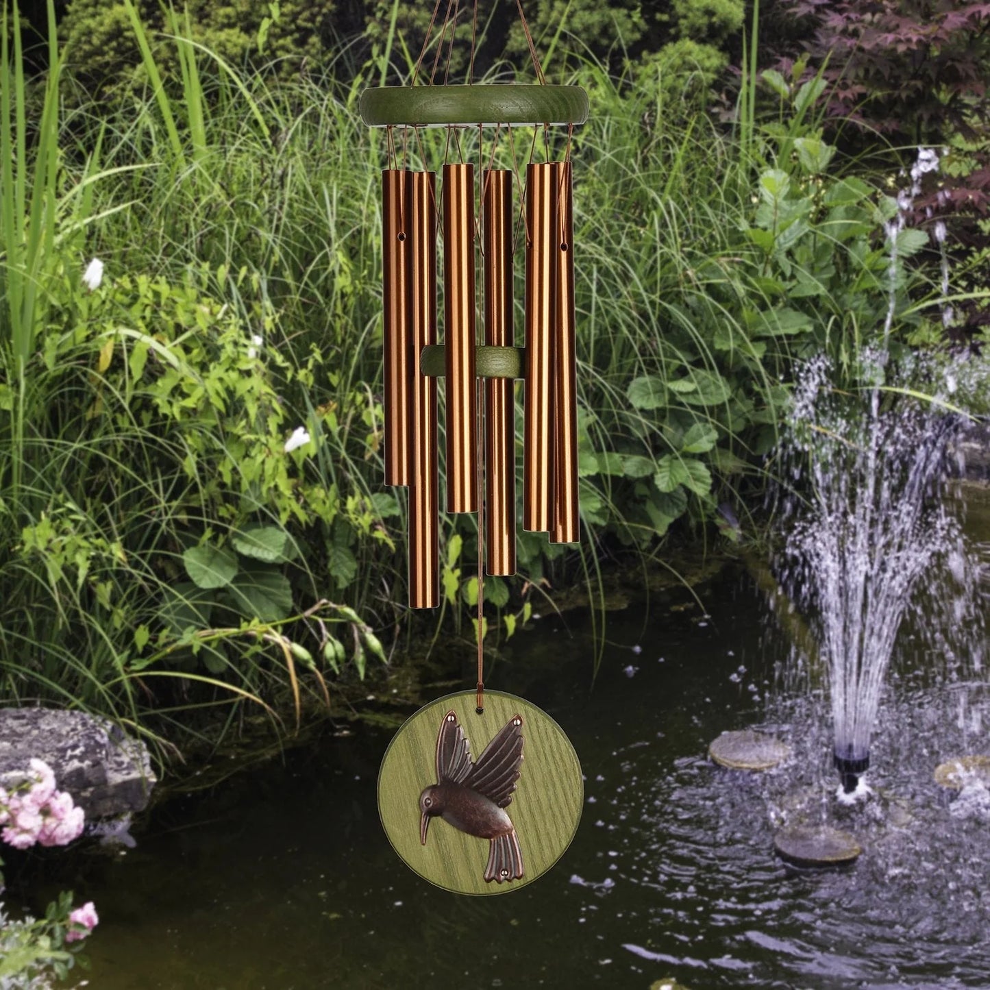Habitats Green Hummingbird Chime