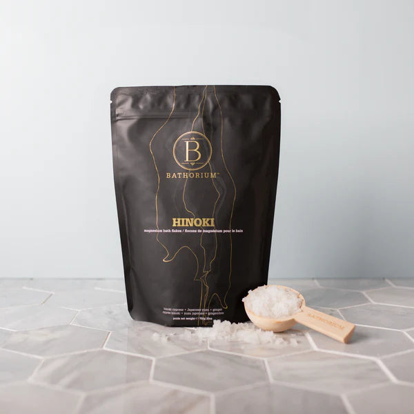 Hinoki Magnesium Bath Flake Soak - 750g