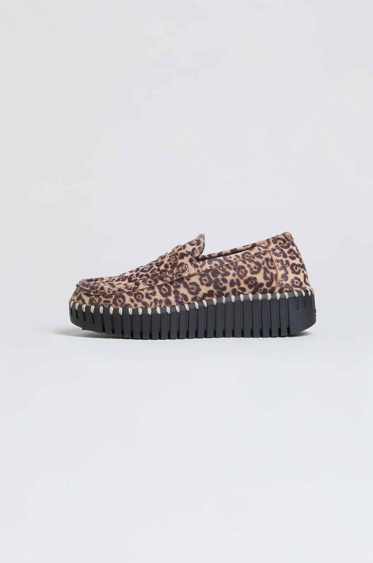 Tulip Leopard Penny Loafers