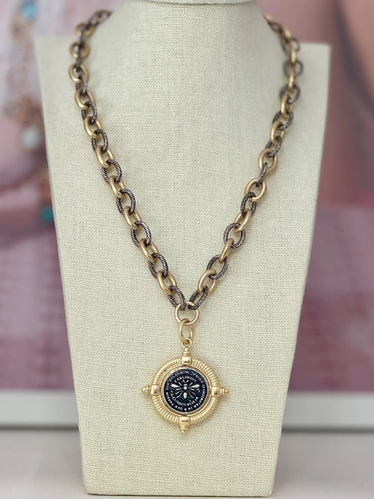 Italian Bee Necklace