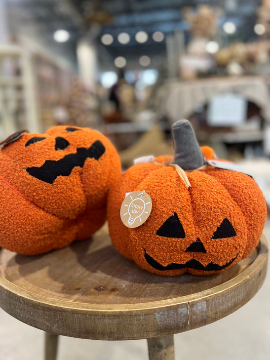 Orange Light Up Pumpkin