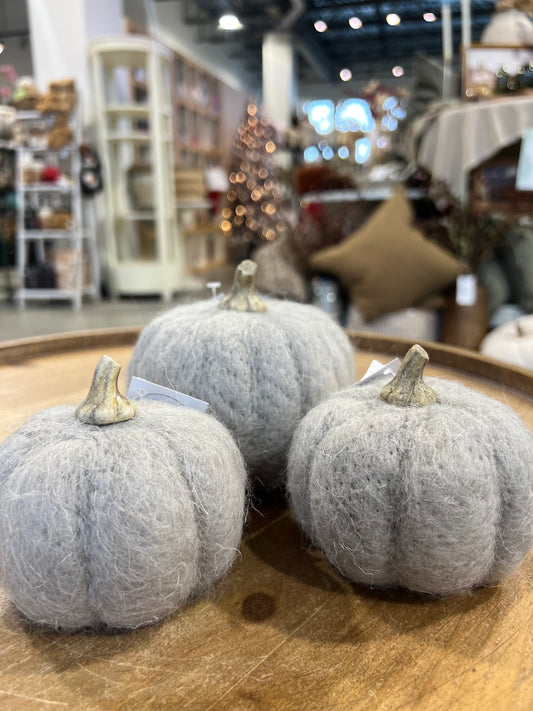 Small Felt Pumpkin