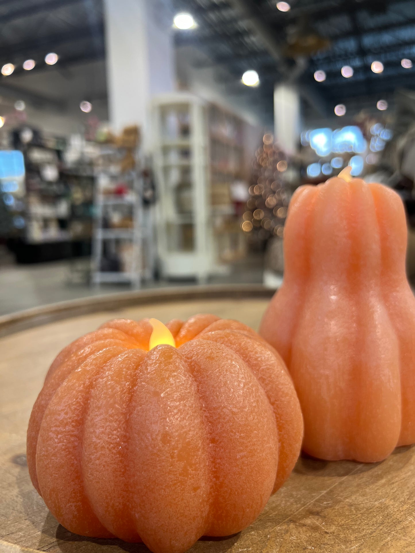 Flameless Pumpkin Candle
