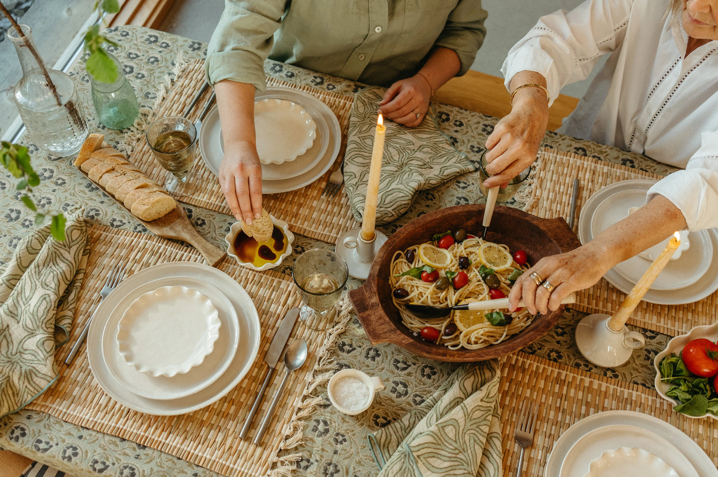 Maple Salad Servers