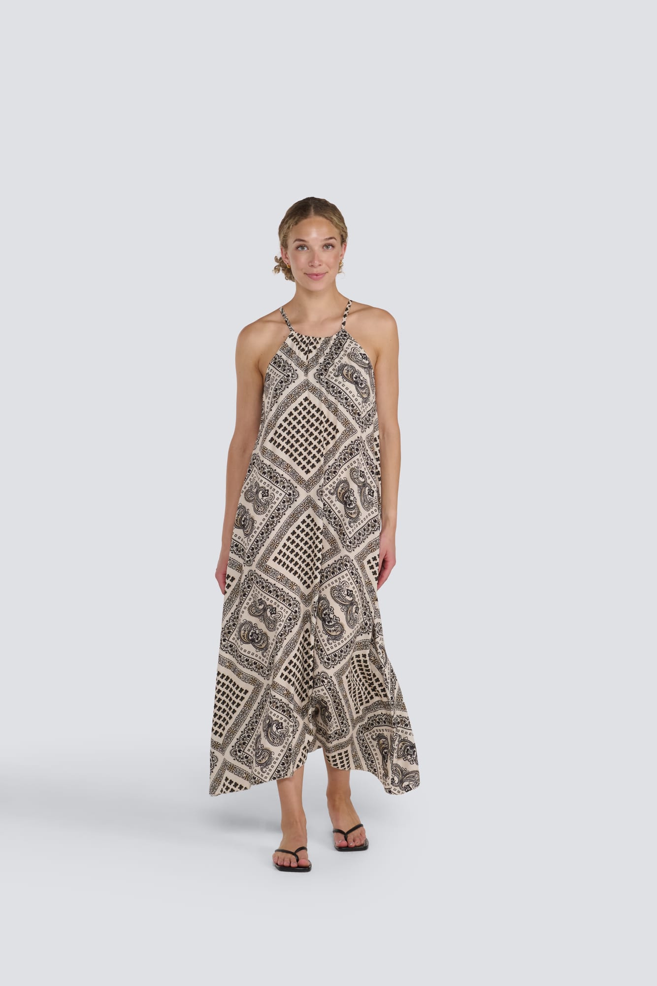 Abstract Print Dress