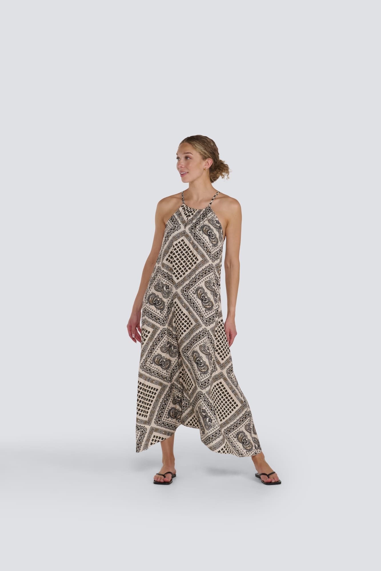 Abstract Print Dress
