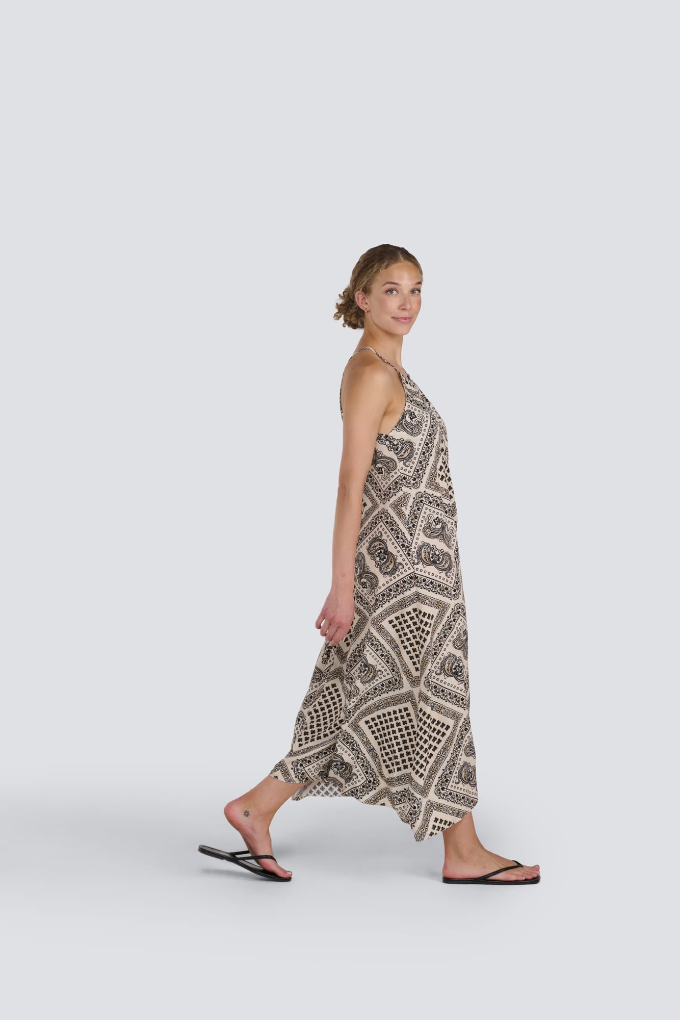 Abstract Print Dress