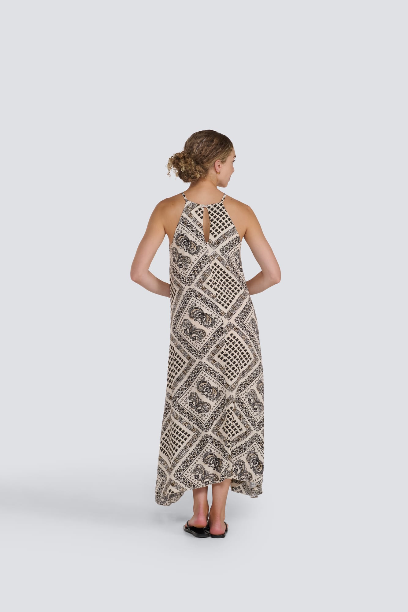 Abstract Print Dress
