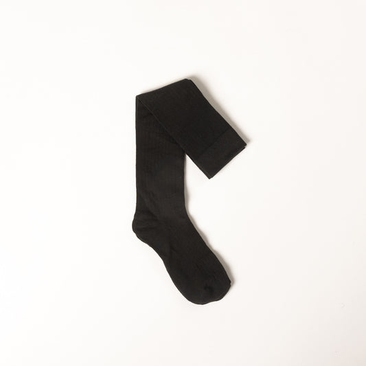 Black Knee High Socks