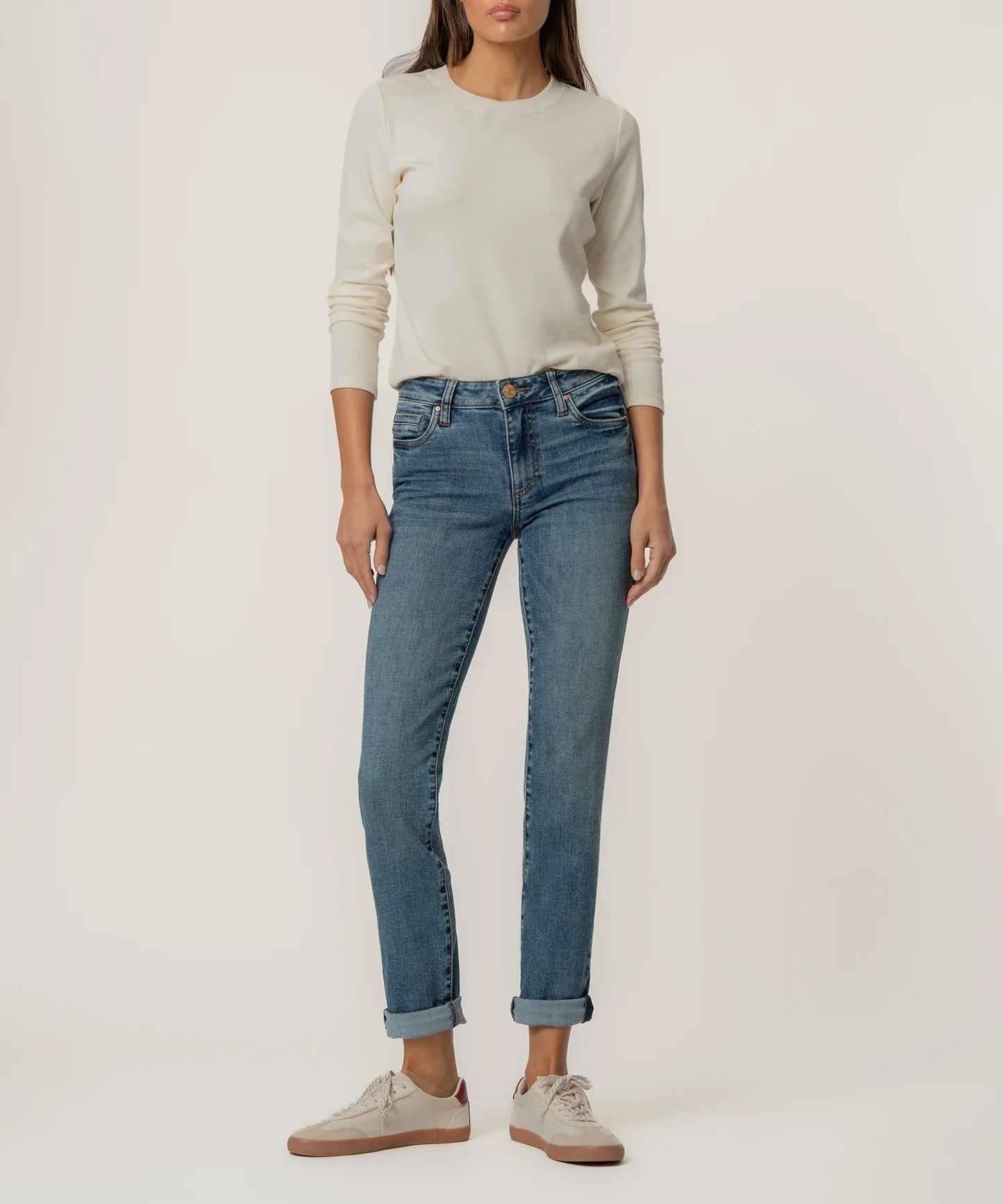 Catherine Mid Rise Boyfriend Jean