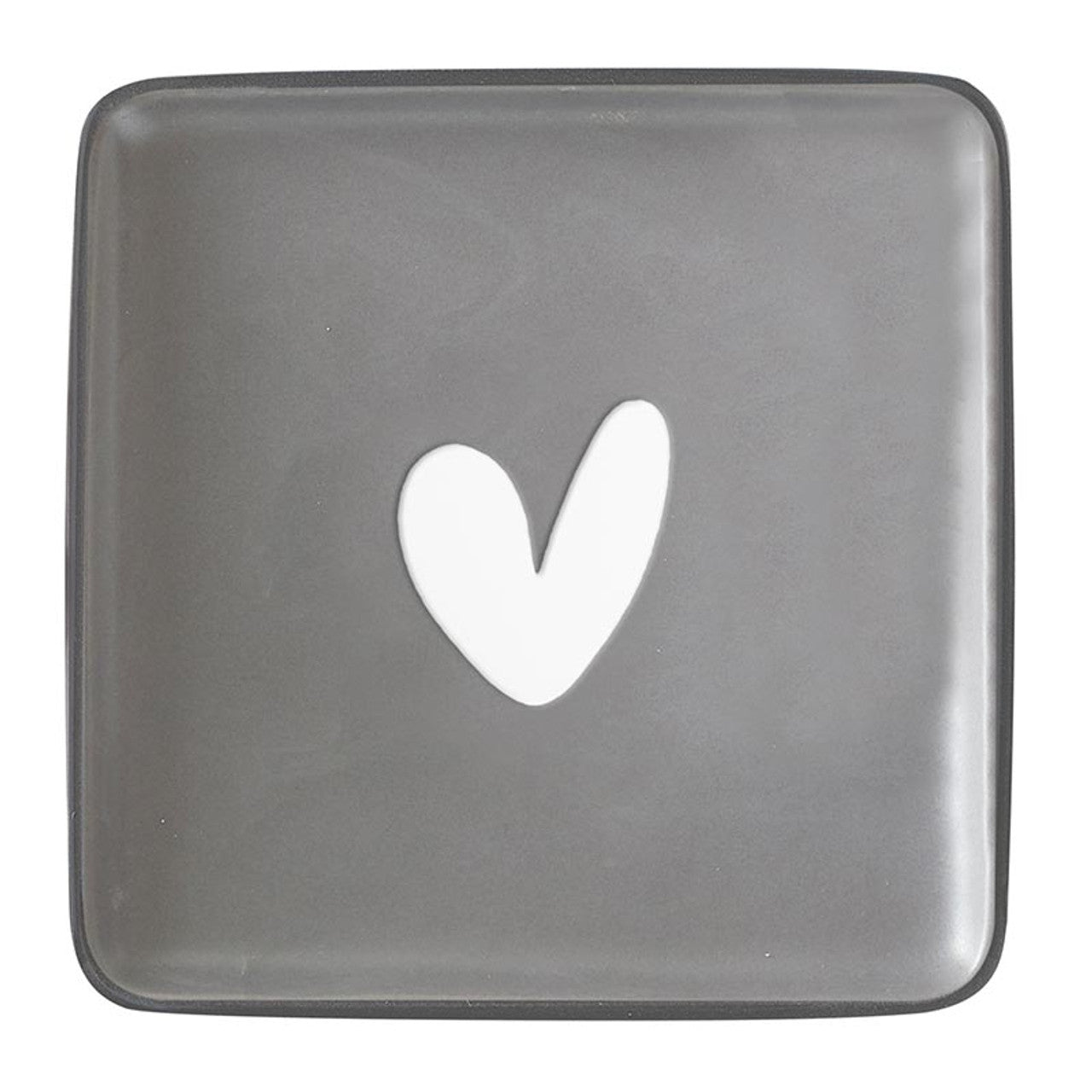 Heart Ceramic Plates - 4asstd