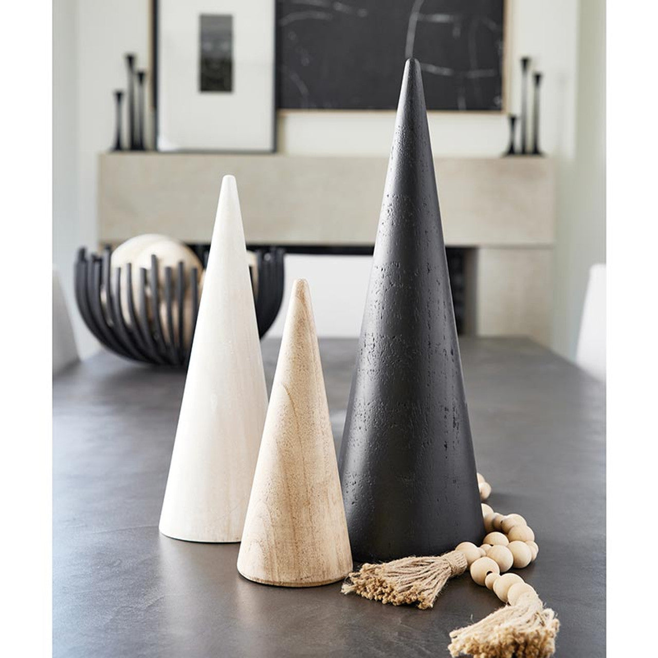 Large Black Cone Tree