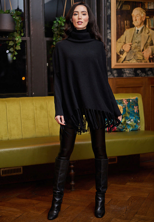 Poncho w/Fringe