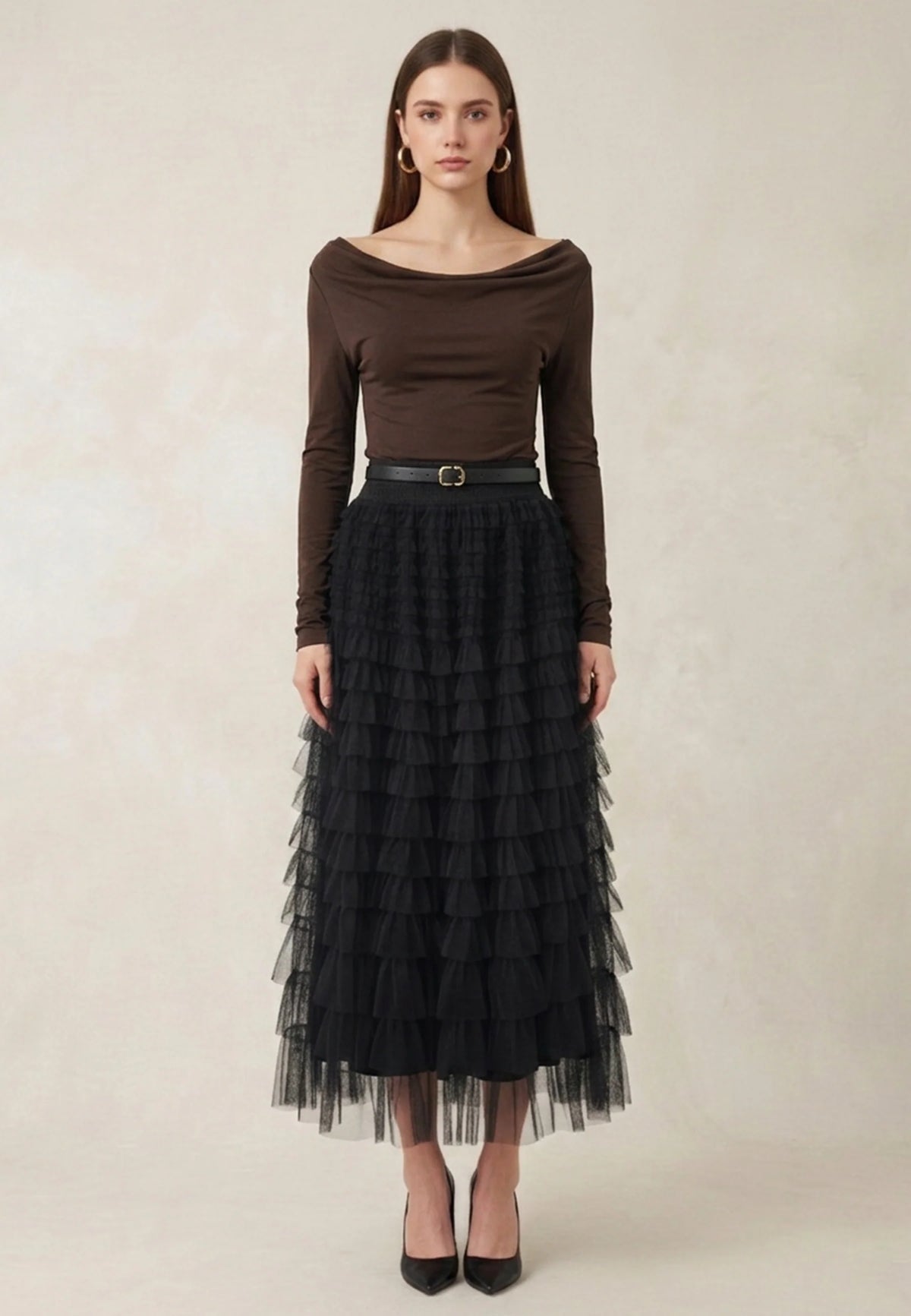 Black Tulle Skirt