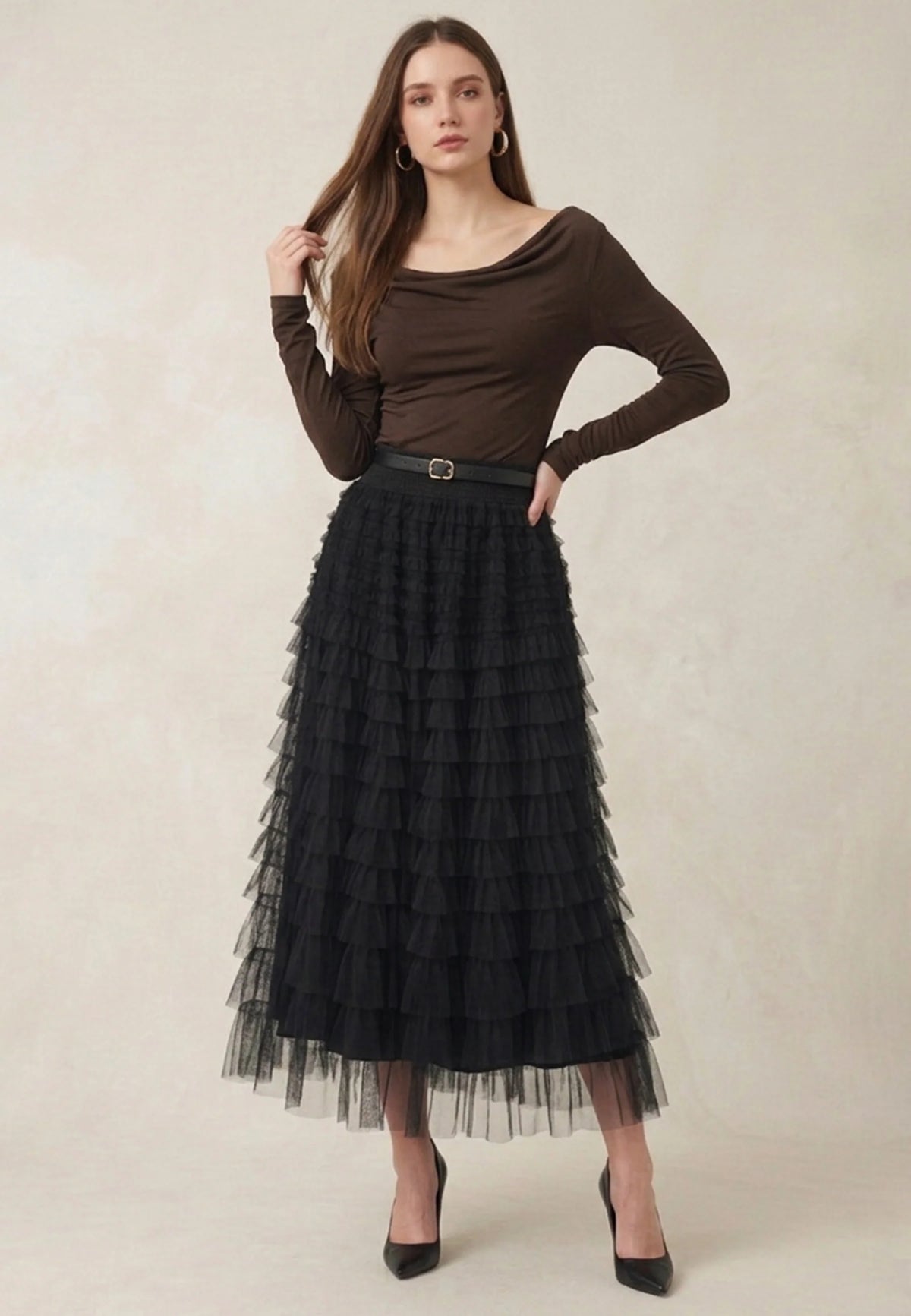 Black Tulle Skirt