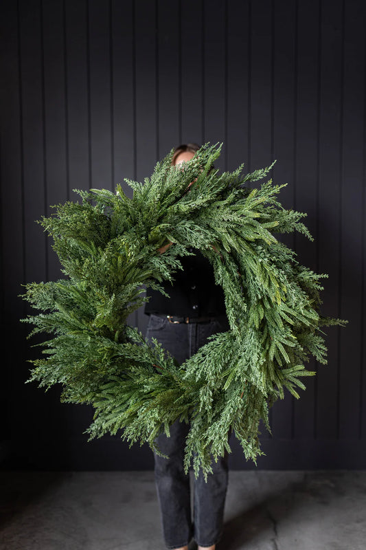 Norfold & Cypress Wreath