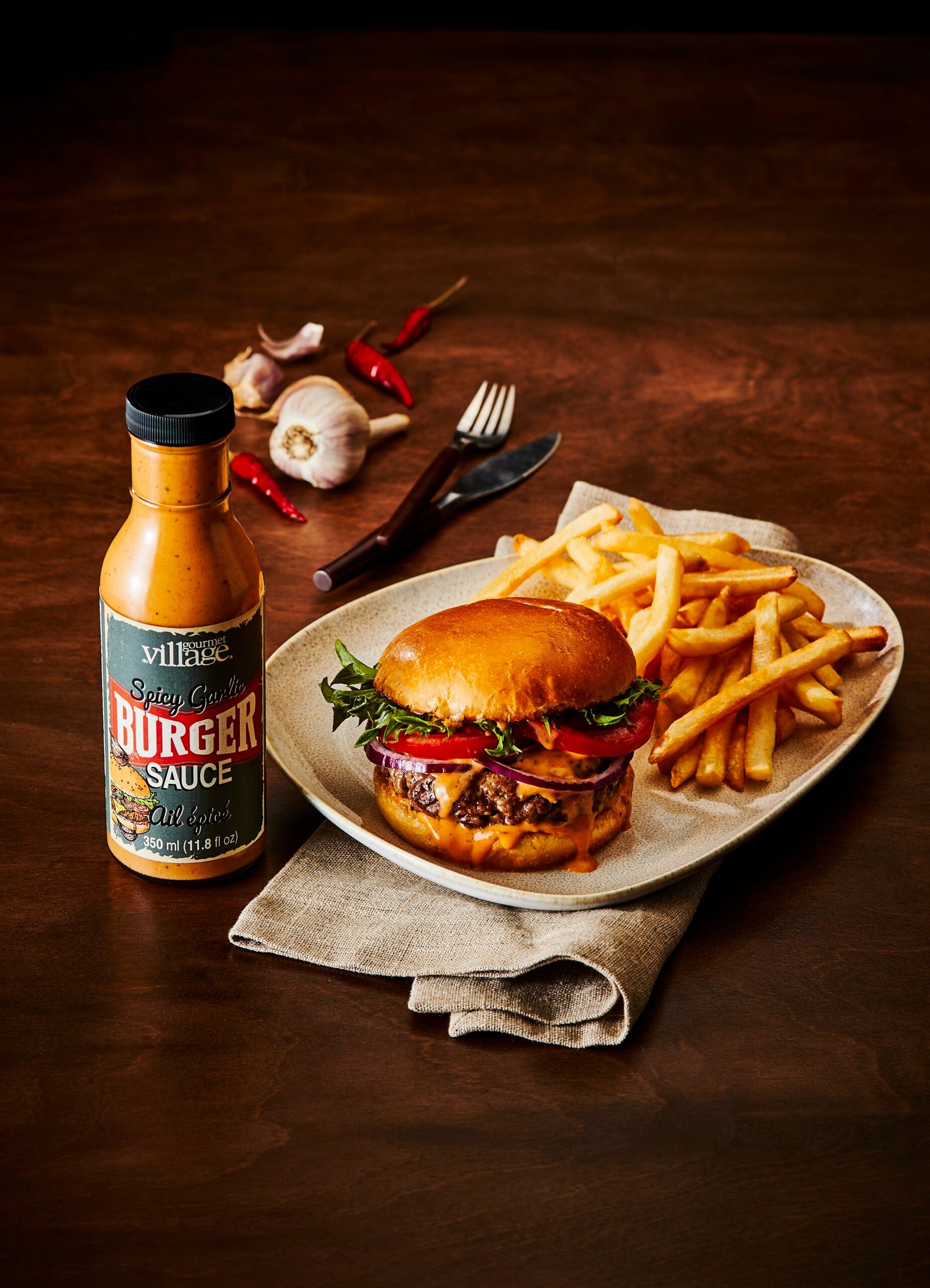Spicy Garlic Burger Sauce
