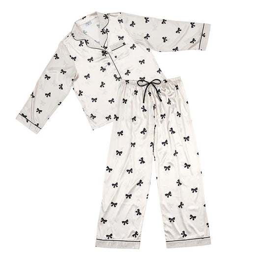 Black Bow PJ Set