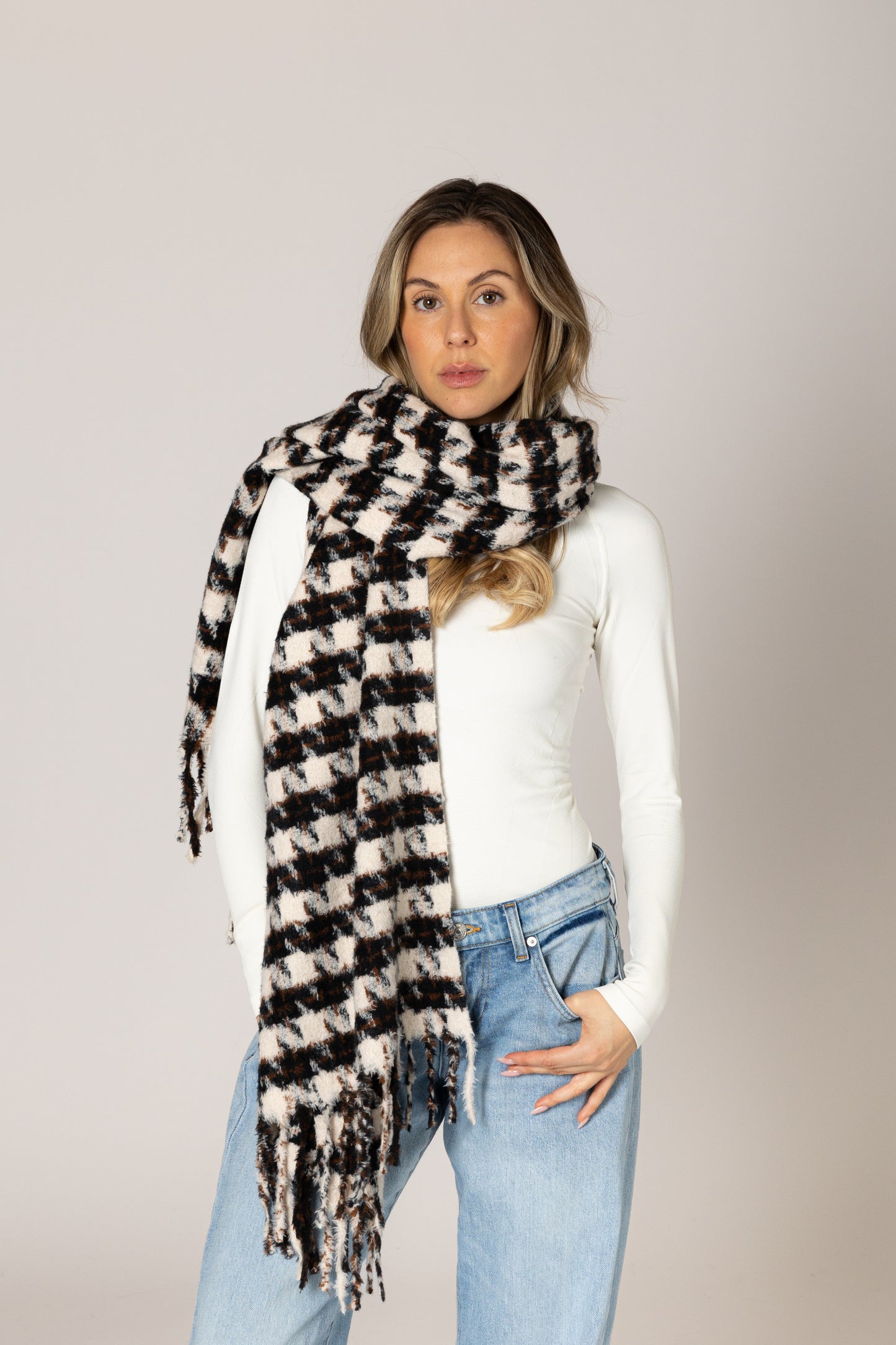 Houndstooth Scarf