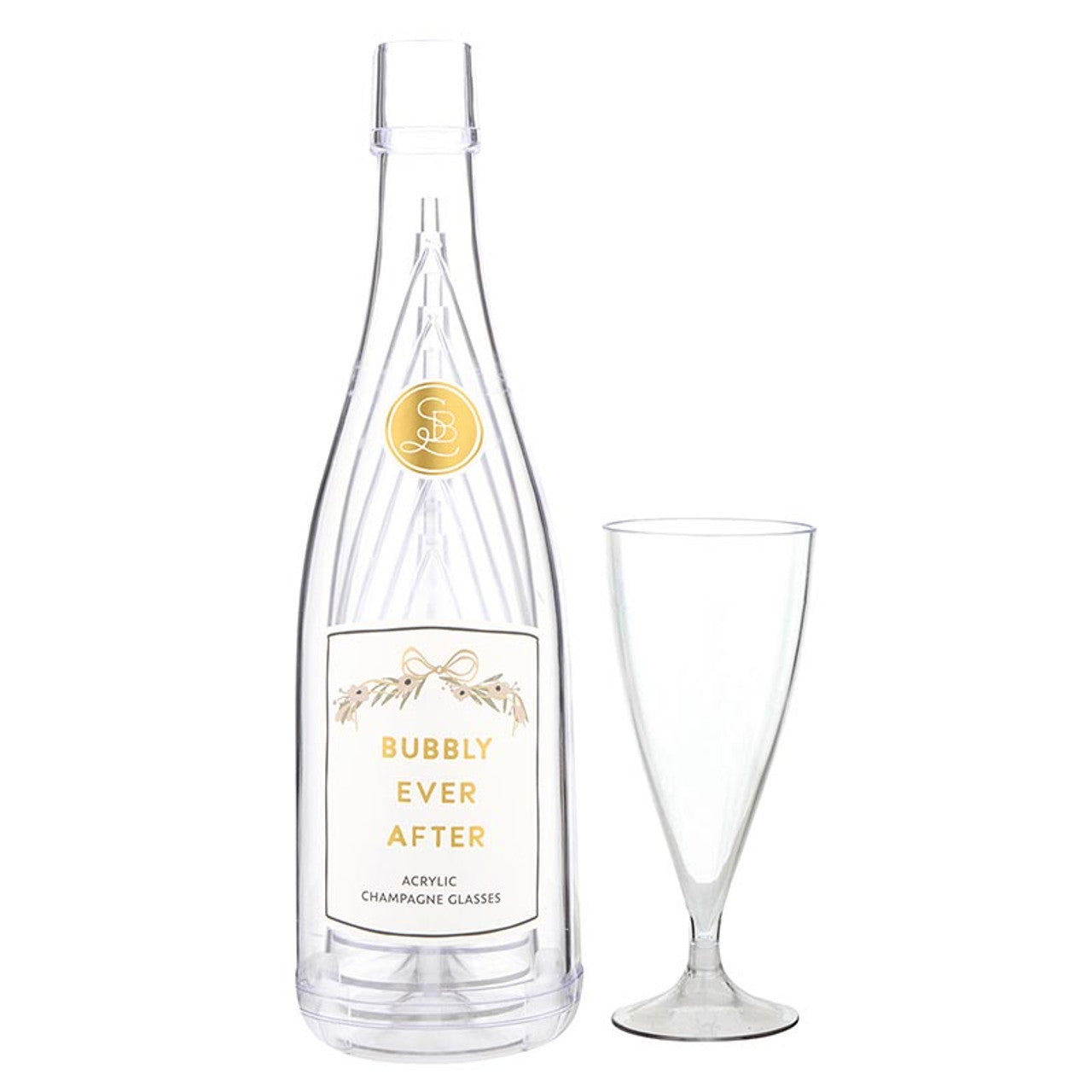 Acrylic Champagne Glass Set