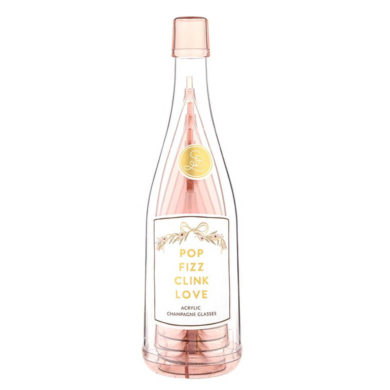 Acrylic Champagne Glass Set