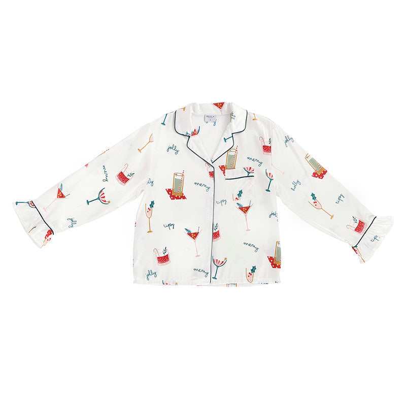 Ruffle Holiday Sleep Set