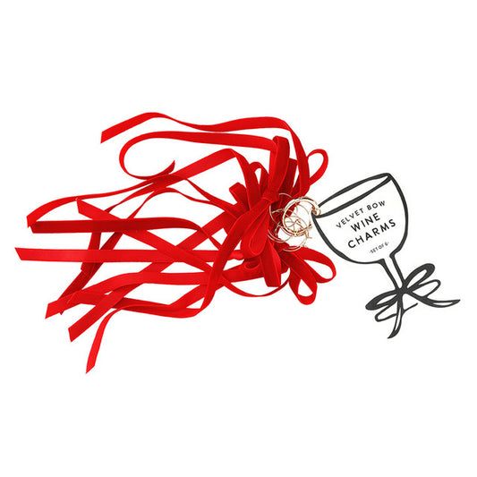 Red Bow Drink Markers