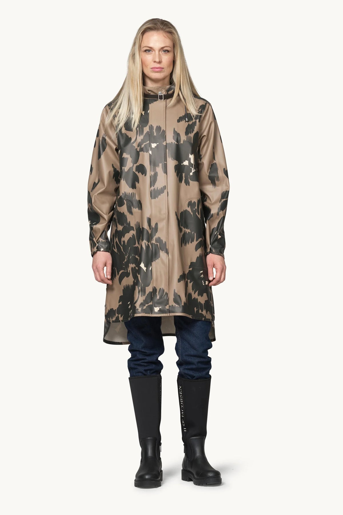 Floral Decor Raincoat