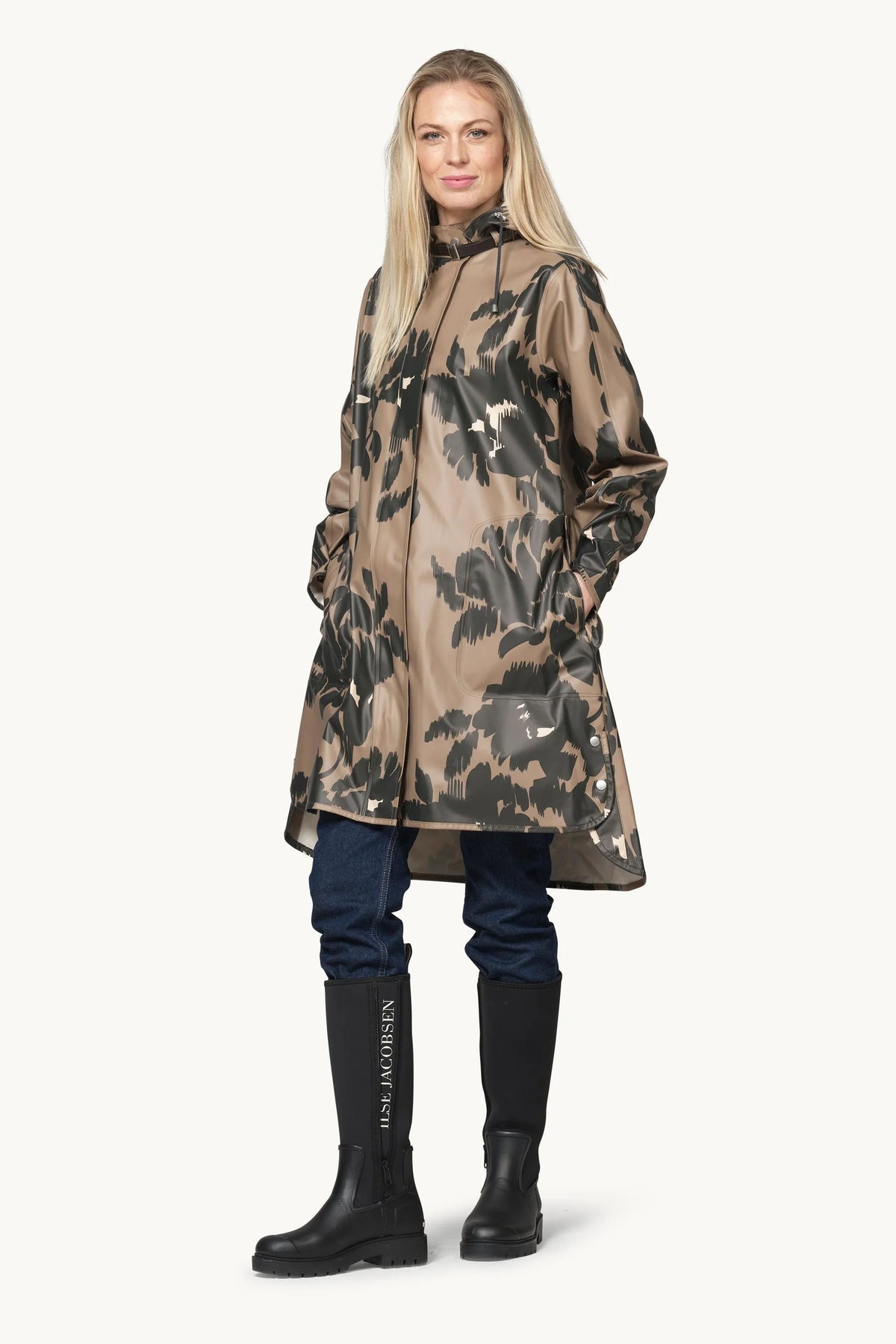 Floral Decor Raincoat