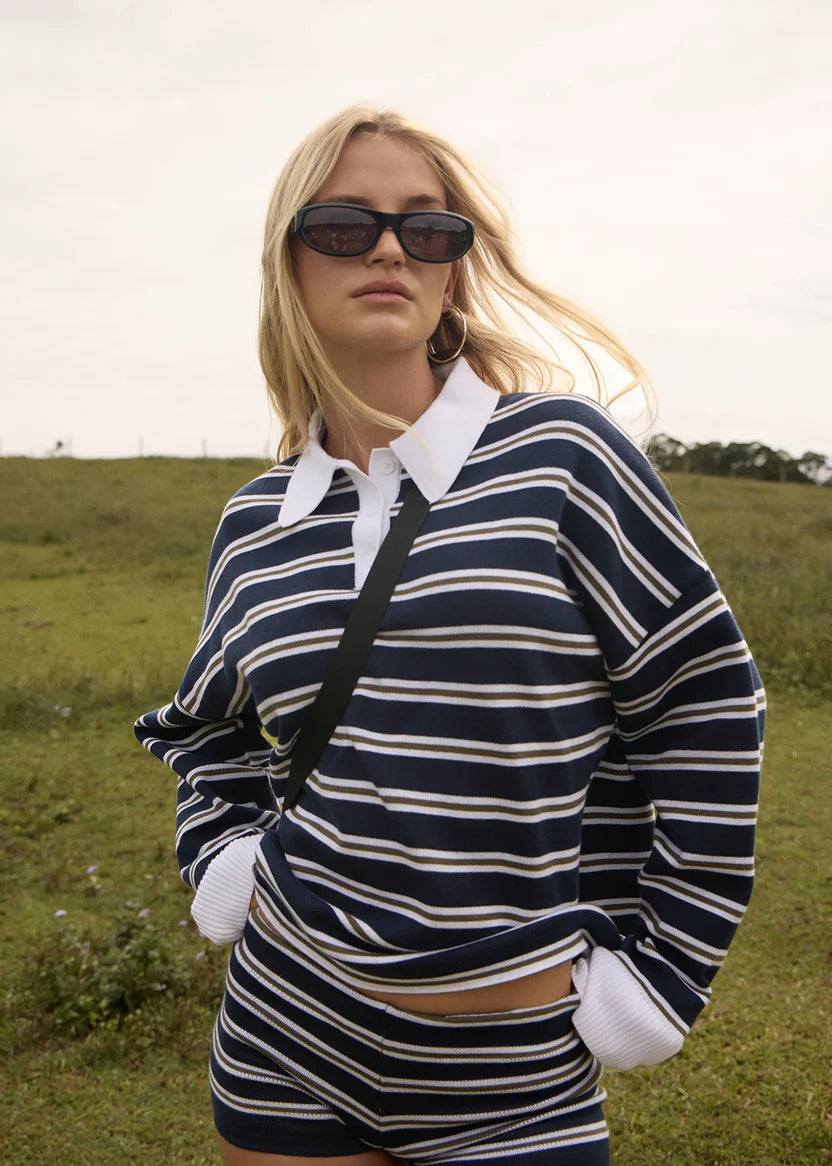 Striped Knit Top