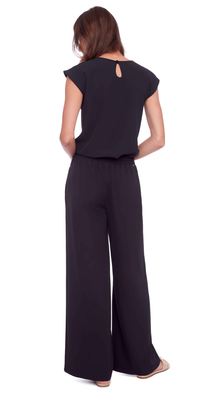 Vegan Silk Wide Leg Pant
