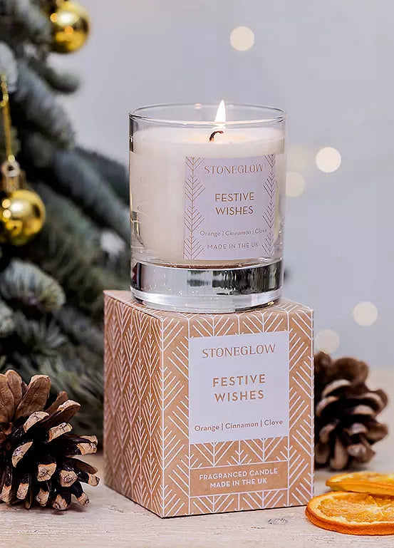 Festive Wishes Candle