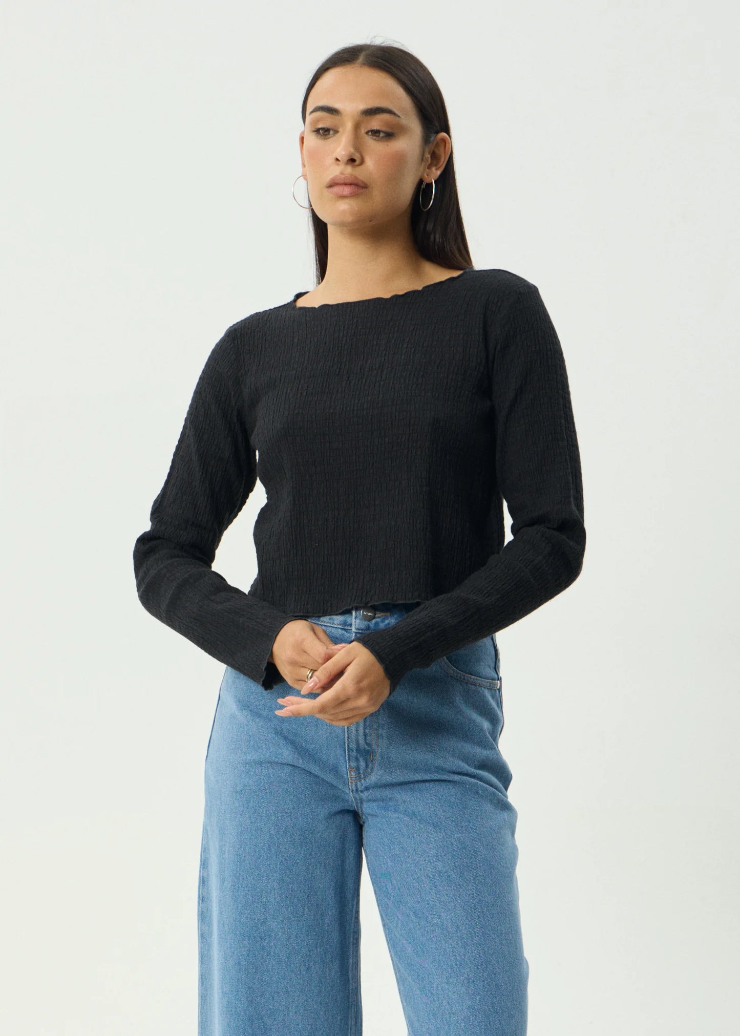 Seersucker LS Top