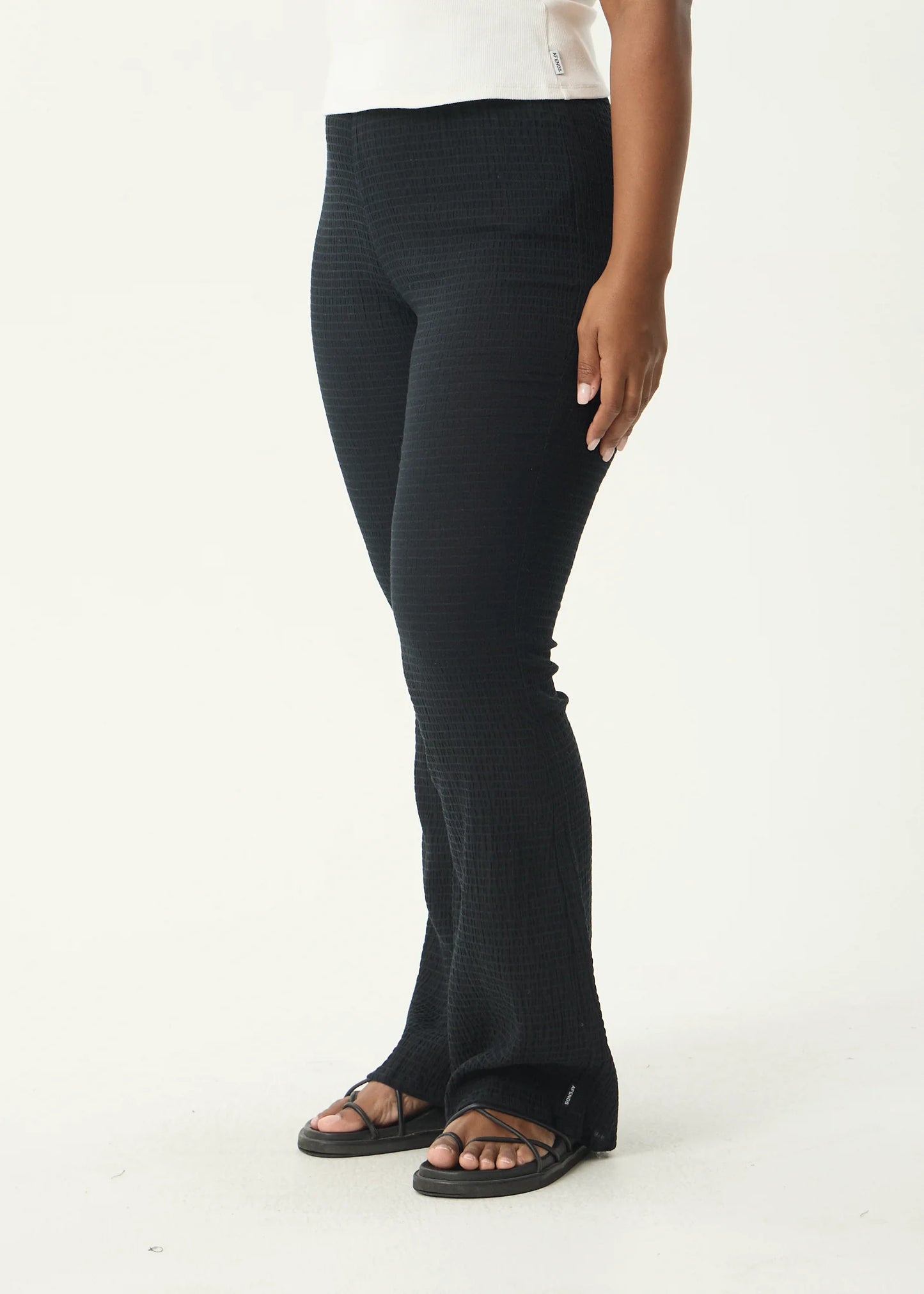 Seersucker Flare Pant