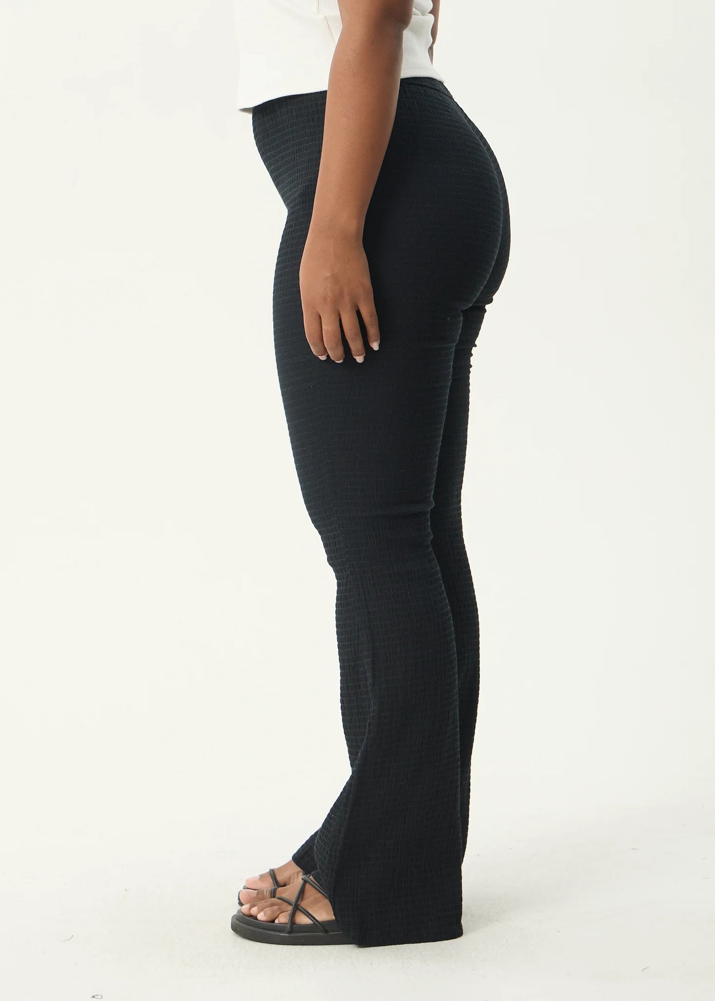 Seersucker Flare Pant