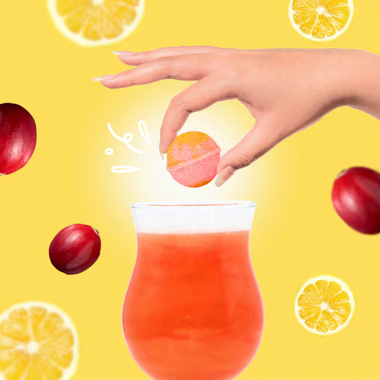 Cranberry Lemonade Cocktail Bomb