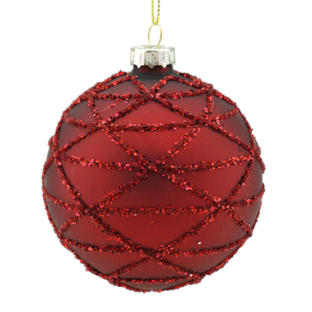 Glitter Red Ball