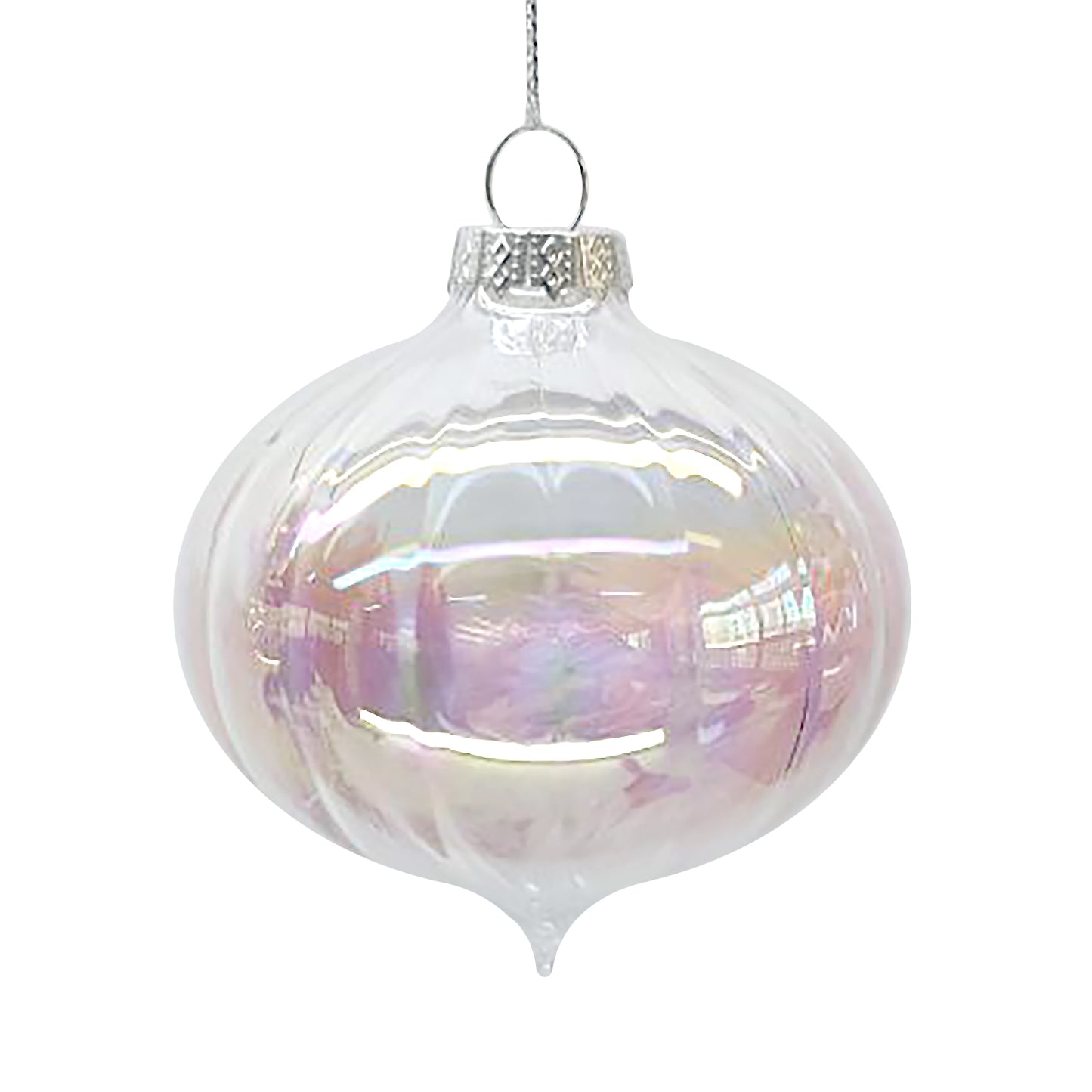 Pink Iridescent Ornament