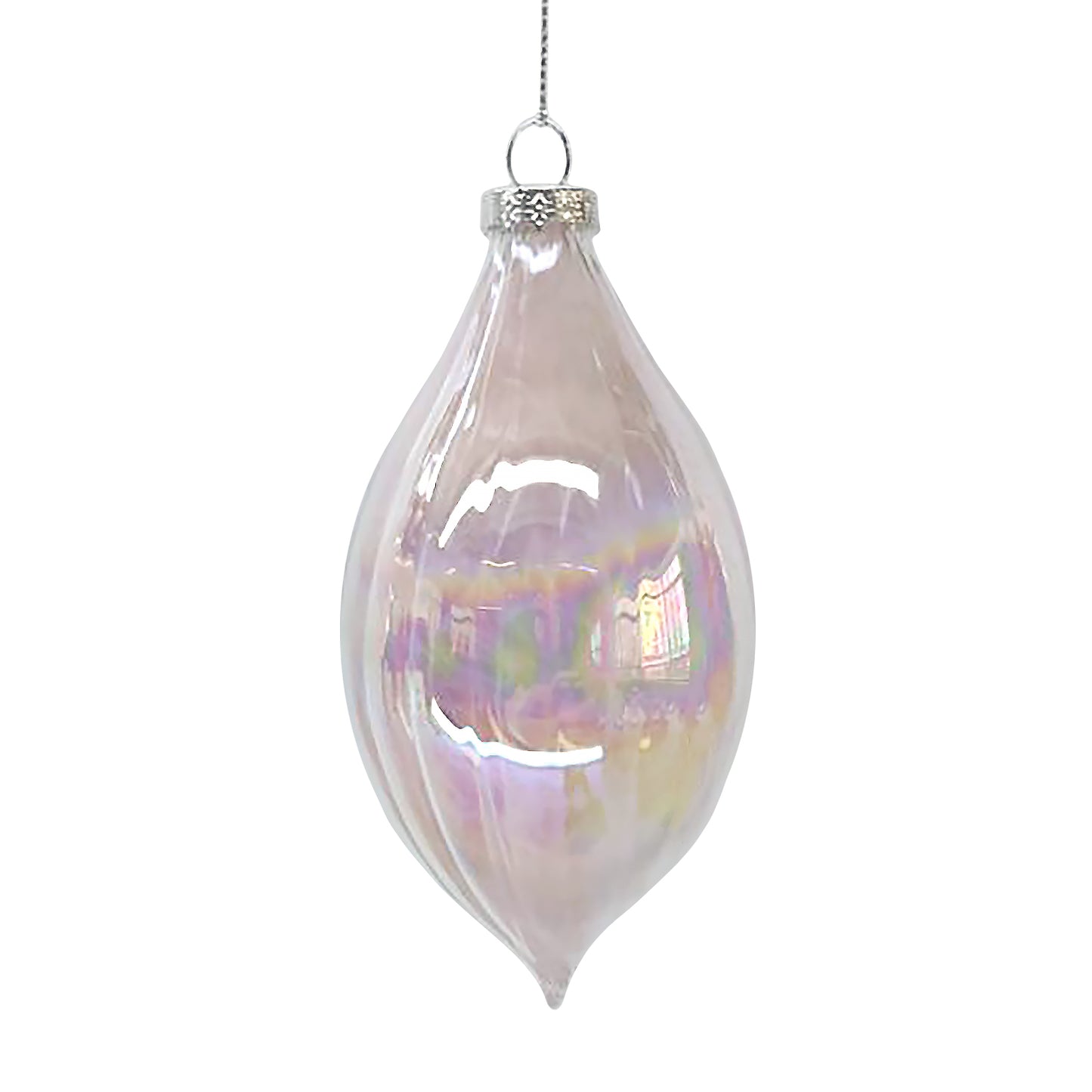 Pink Iridescent Ornament
